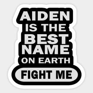 Aiden boy name name birthday birth Sticker